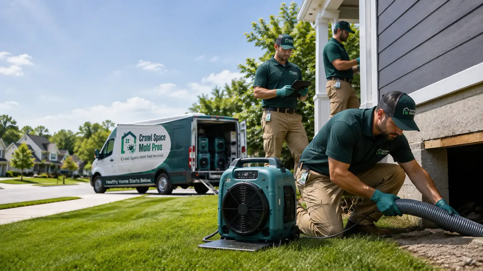 Crawl Space Mold Removal in Charleston, ME